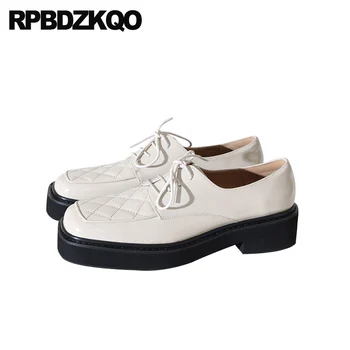 

lace up casual shallow ladies platform chinese square toe designer shoes women luxury 2019 high quality china patent leather