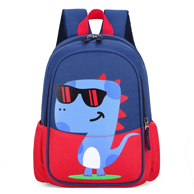 Mochila con dibujo de dinosaurio para niños y niñas, morral escolar de animales para niños pequeños