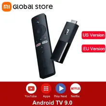 Xiaomi Mi TV Stick Android TV 9,0 четырехъядерный процессор Dolby DTS HD Двойное декодирование 1 ГБ ОЗУ 8 Гб ПЗУ Google Assistant Netflix Xiaomi TV Stick