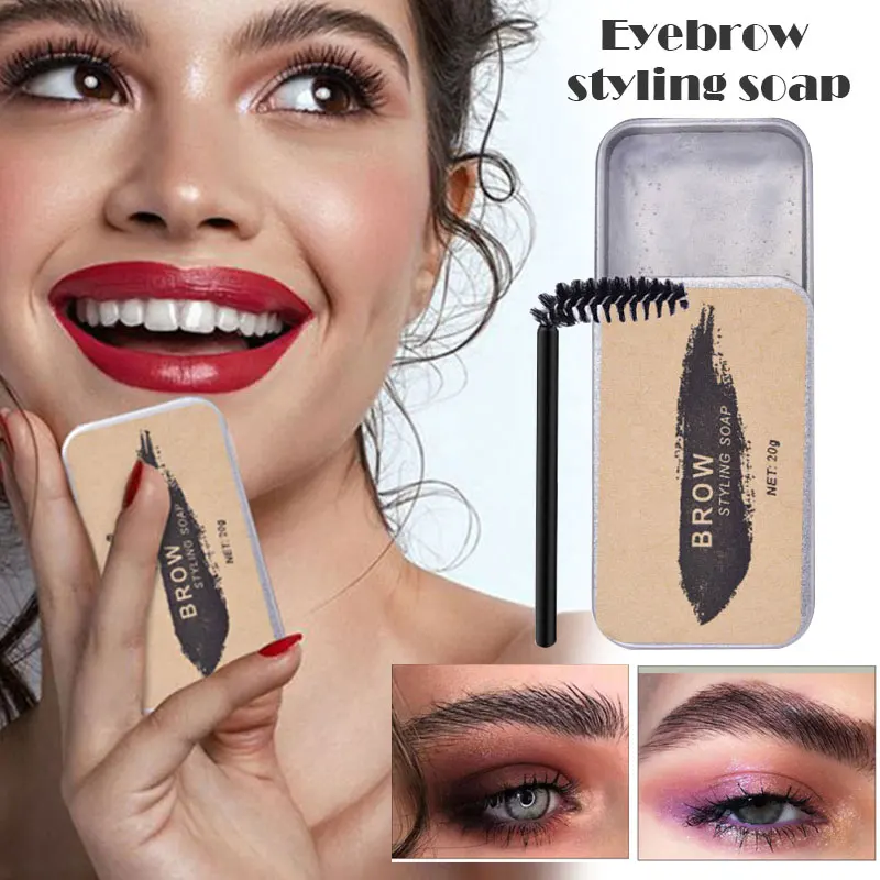Duração à Prova Matiz com Escova Longa Dwaterproof Água Sobrancelha Novelas Creme Tatuagem Tintura Enhancer Maquiagem Gel Kit Ey669 1 Longa duração à prova dwaterproof água sobrancelha