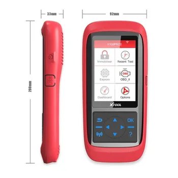 

XTOOL X100 Pro2 Auto Key Programmer with EEPROM Adapter Support Mileage Adjustment