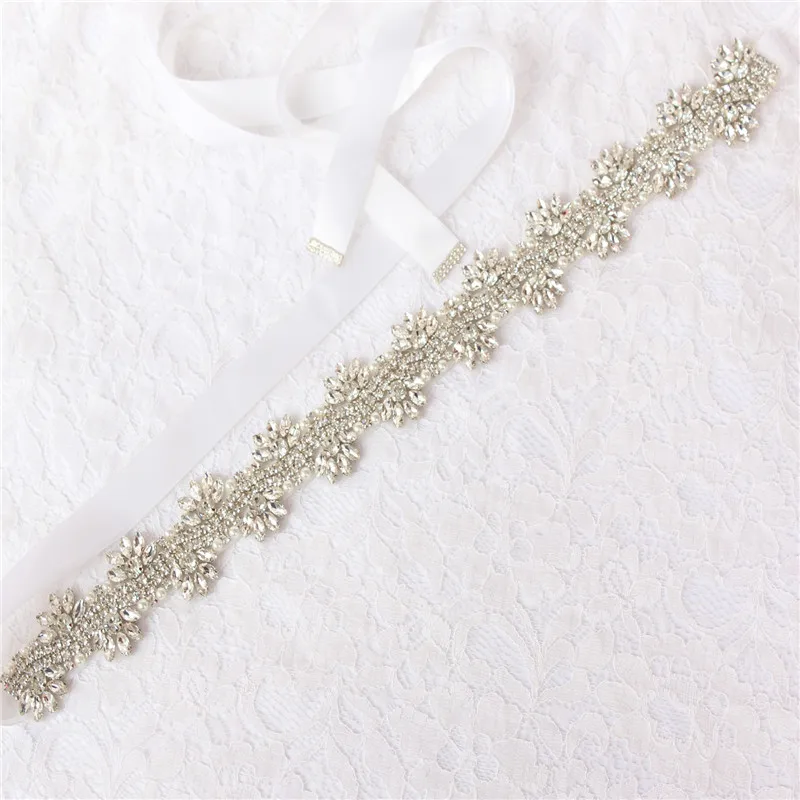 Steentjes Trouwjurk Riem Серебряная лента Свадебная со стразами Диамант бруиды Riem Voor Vrouwen Jurken