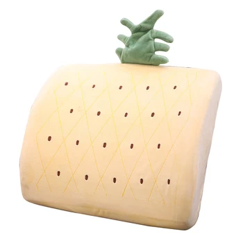 

Hot Chair Decoration Soft Car Memory Foam Cute Cartoon Cushion Waist Pillow Home With Strap Multifunctional Office Support Back