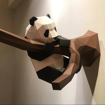 

Paper Panda Model Toys 3D DIY Material Manual Party Show Props Lovely Tide Decorate Panda Image Gift C