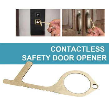 

Hot 1/2 Pcs Contactless Door Opener Safety Protection Non-Contact Reusable Press Elevator Button PLD