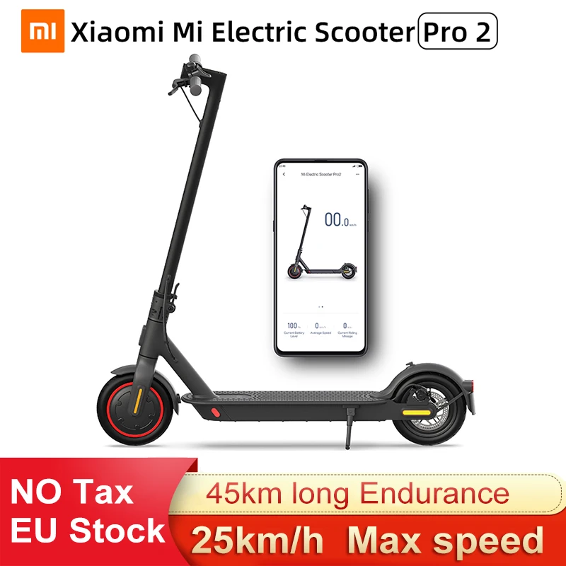 Новинка 2020 Электрический скутер Xiaomi Mi Mijia M365 Pro 2 умный - Цена: 37 079,37 руб.