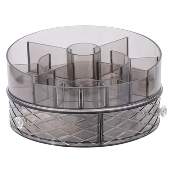 

1Pc Rotating Double Layer Makeup Storage Holder Domestic Cosmetics Box