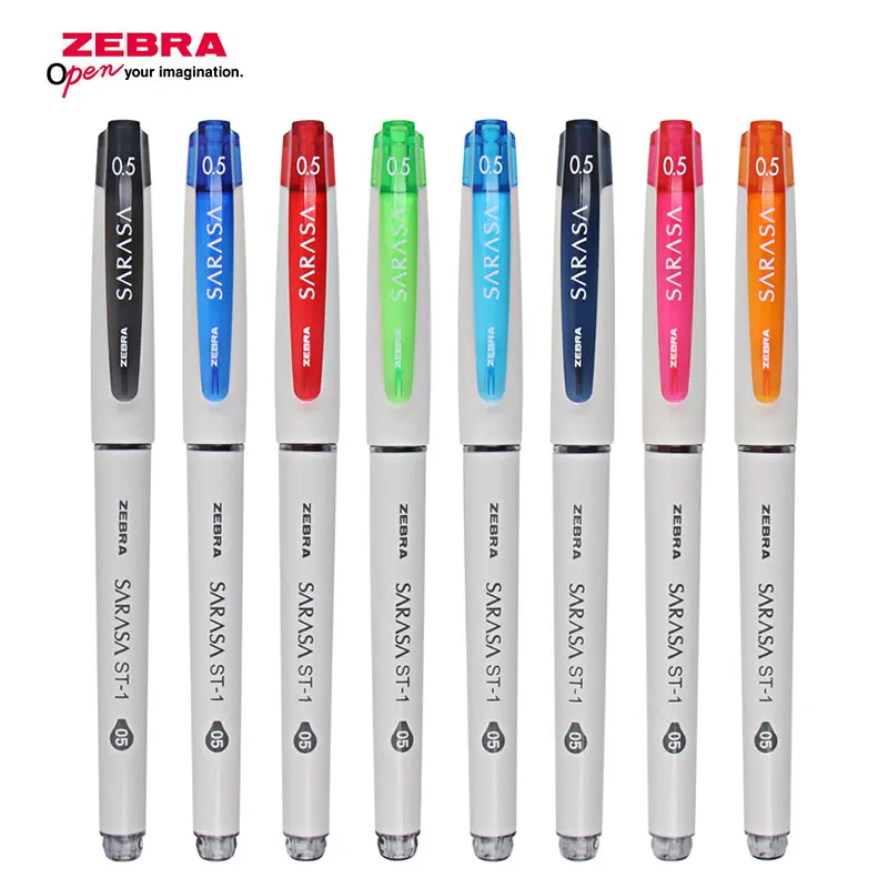 ZEBRA SARASA цветная гелевая ручка JJZ58 0 5 мм ручки для школы Натяжной колпачок