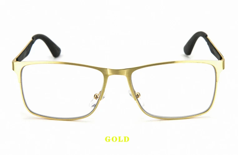 Metal color Анти-синие фотохромные очки для чтения высокого качества gafas presbicia mujer metal lentes de hombre fashion leesbril bril anteojos - Цвет оправы: Metal color