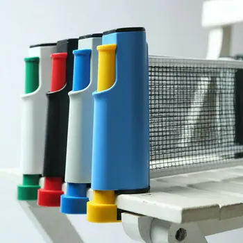 

Faroot Trendy Portable Easy Install Table Tennis NetRetractable Ping Pong Post Net Rack For Any Table