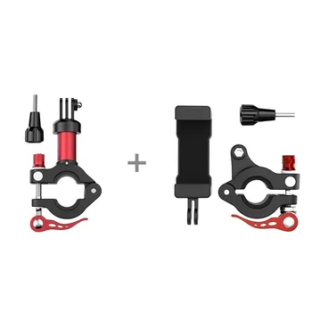 

Aluminum Alloy Bicycle Rear Seat Clip Clamp for GoPro9 Mobile Phone Camera Holder Bracket for lnsta360 Action Camera Accessories