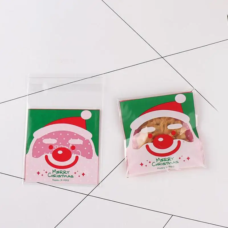 25 шт. hello kitty домашняя прозрачная сумка самоклеящиеся пакеты печенье конфеты хорошие сумки для дня рождения маленькие для подарка конфеты - Цвет: Светло-зеленый