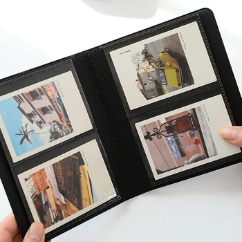 

64 Pockets PU Leather Instant Photo Album Picture Case for Fujifilm Instax Mini8/9/7s/7C/25/70/90 3 Inch Mini Film Photo Album