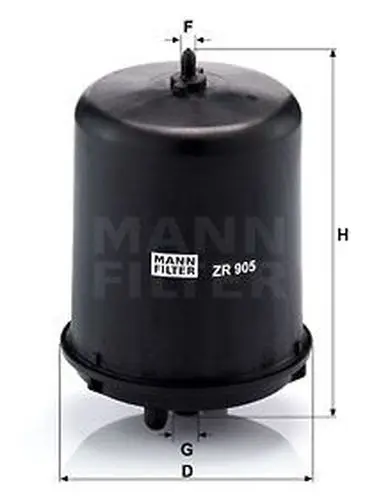 Фильтр масляный MANN-FILTER ZR905z