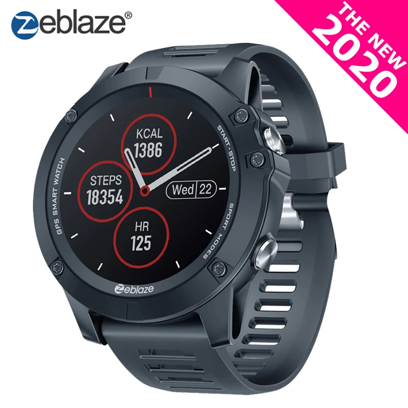 Смарт-часы Zeblaze Vibe 3 GPS Multisport 1 дюйма IPS круглый экран GLONASS пульсометр