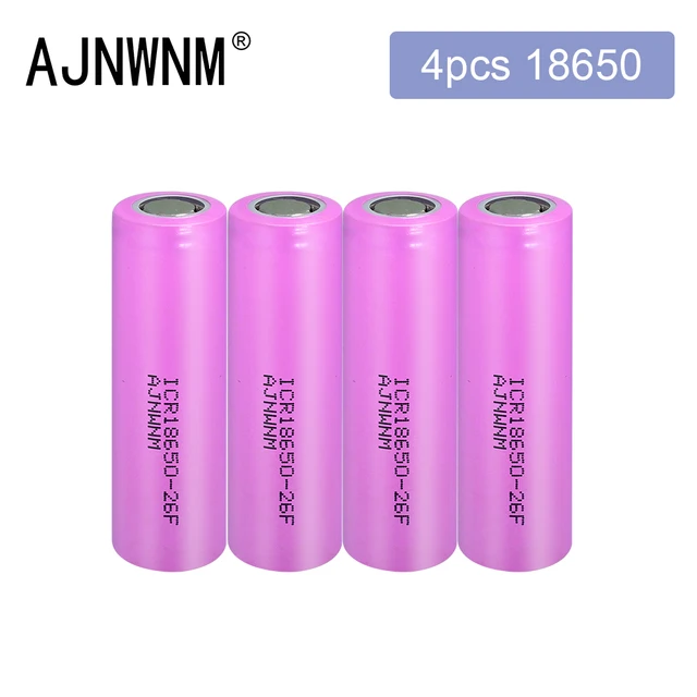For Samsung 18650 Batteries 2600mah Icr18650 3.7v Rechargeable 