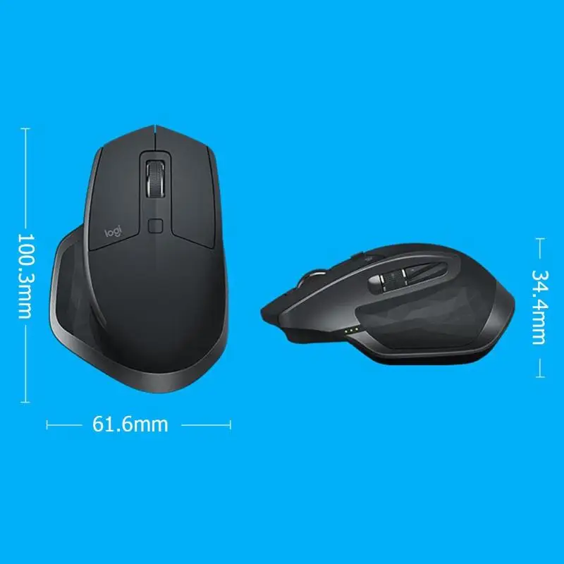 Беспроводная мышь logitech MX Master 2S 4000 dpi для зарядки USB Bluetooth игровая мышь 7 кнопок макро-определение лазерные мыши