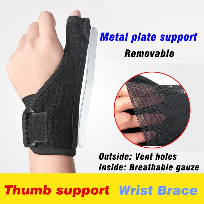 Muñequera para el pulgar, soporte de férula para el túnel carpiano, ideal para escribir Tenosynovitis, para pulgar y muñeca, dolor de artritis, L678