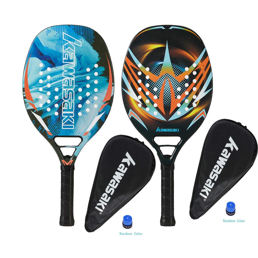 kawasaki-beach-tennis-racket-carbon-and-glass-fiber-soft-face-tennis-paddle-racquet-with-protective-bag-cover