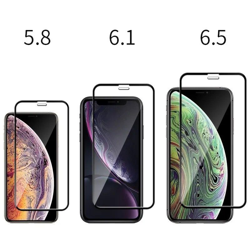 Защитная пленка из закаленного стекла для IPhone XR XS MAX защитная экрана 5D X 11 Pro Max