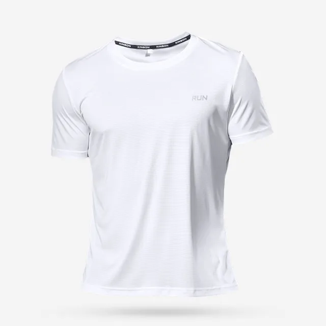 Multicolor Quick Dry Short Sleeve Sport T Shirt Gym Jerseys Fitness Shirt Trainer Running T-Shirt Men's Breathable Sportswear 4