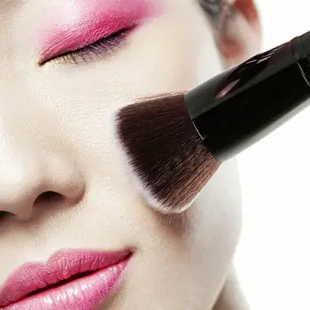 

Makeup Brush Single Petal-shaped Flat Head Loose Powder Hair Multi-function Tool Fiber Brush Makeup D1S1