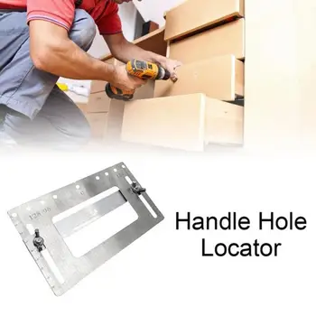 

Handle hole Locator Woodworking Stainless Steel Installation Door Handle Perforated Cabinet Cabinet Door Auxiliary Tool