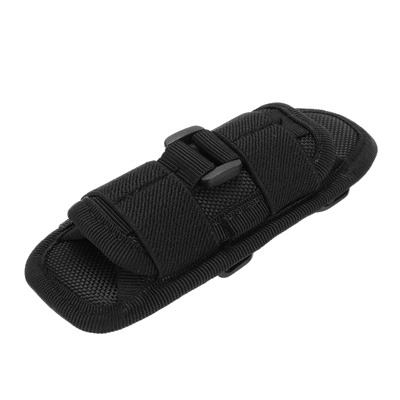 Черный нейлоновый светодиодный фонарик 15 см с поворотом на 360 градусов|pouch pouch|pouch