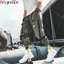 Комбинезоны мужские брюки карго осень зима свободные шаровары мужские джоггеры спортивные штаны повседневные спортивные штаны мужская Японская уличная одежда