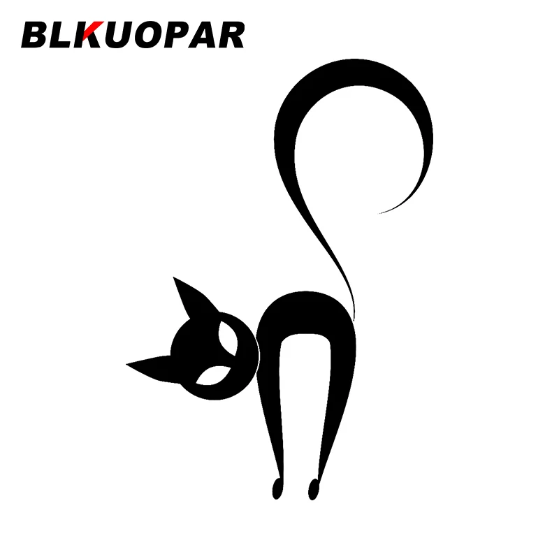 

Автомобильная наклейка BLKUOPAR для кошек, наклейка с окклюзией и граффити, креативная наклейка для холодильника, кондиционера, автомобильные аксессуары
