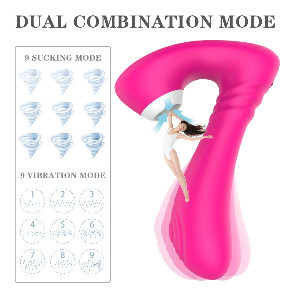 Вращающийся фаллоимитатор вибратор для стимуляции клитора и точки G