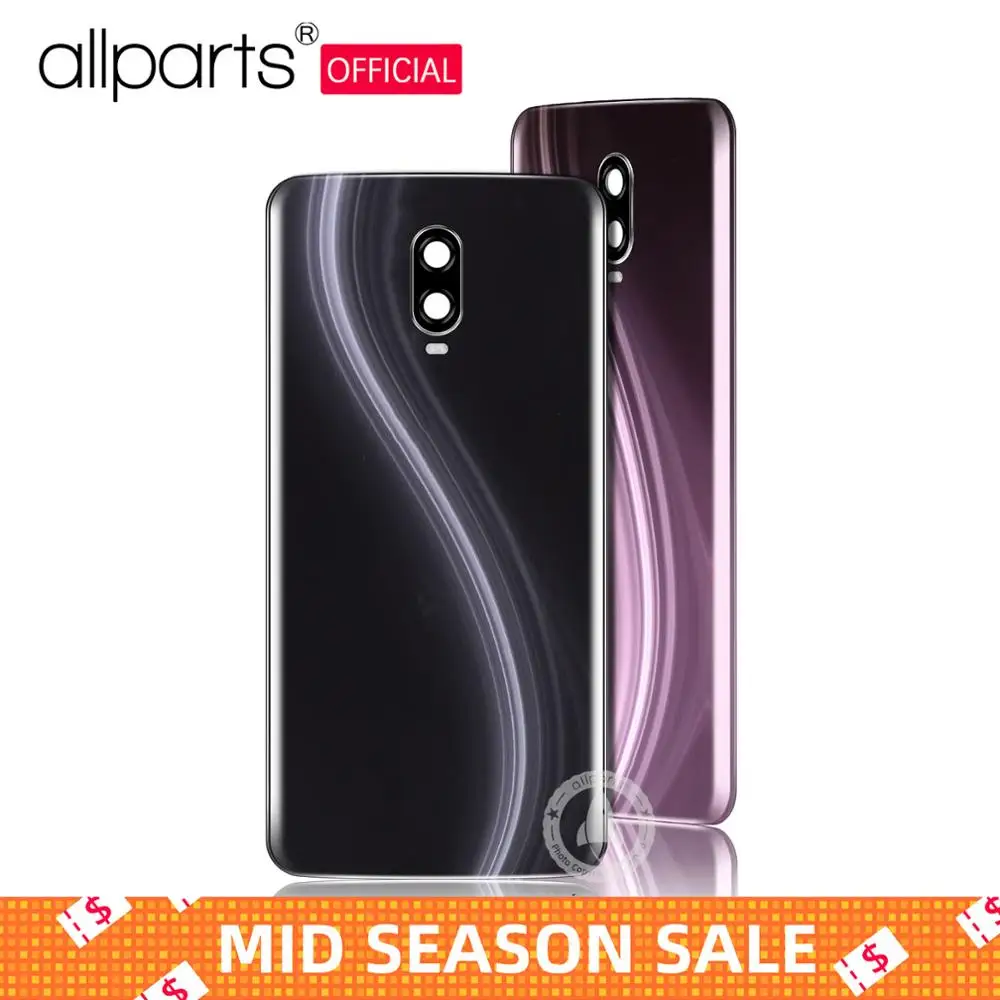 Оригинальная стеклянная Батарейная дверь для Oneplus 6t задняя крышка One Plus 6T чехол