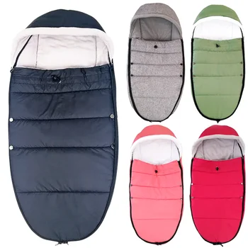 

Winter Sleeping Bag Windproof Cover For Stroller Warm Sleepsacks Footmuff Cover Baby Blanket Swaddling Warp 3~24M