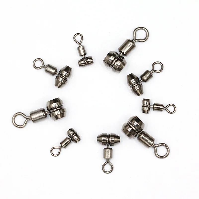 Fishing Swivels 10pcs 3-way Stainless Steel for Carp Tackle