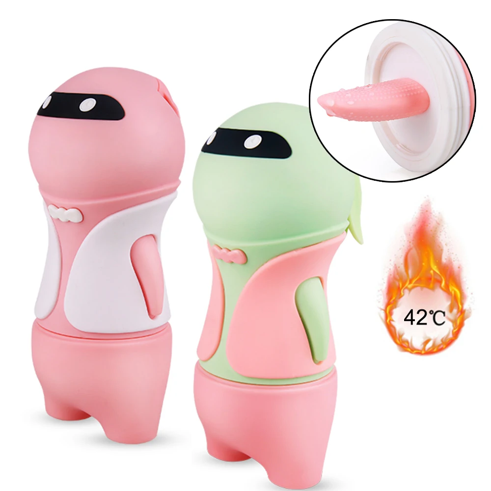 Oral Clitoris Sucking Stimulator Tongue Vibrator Nipple Sucker Breast Enlarge Heating Vibrators Sex Toys Masturbator For Women |