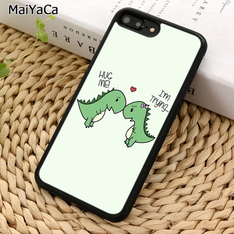 MaiYaCa динозавр смешная шутка T-Rex Парк Юрского периода чехол для телефона iPhone 6S 7 8 plus