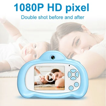 

Lightweight Video Mini Toy 1080P HD Portable Educational Children Digital Camcorder 2inch Screen Cute Kids Camera Birthday Gift