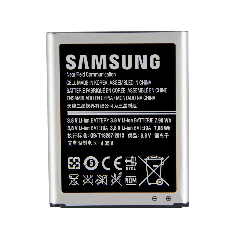 Оригинальная запасная батарея для Samsung Galaxy S3 I9300 I9300i I535 I9308 L710|Аккумуляторы