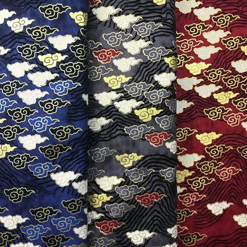 

Fine cotton cotton bronzing fabric Yunshan gold powder home decoration fabric clothing welcome to customize and wholesale