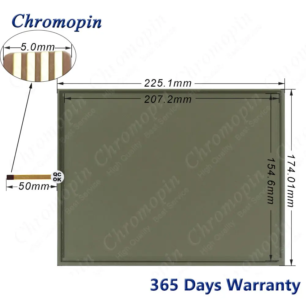 Polarizador Touchscreen Amt 70135 Painel da Tela de Toque Digitador Vidro Amt70135 Amt 70135 Touchpad Amt70135 - Imagem 2