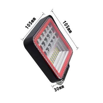 

Waterproof LED Work Light Replacement 4Inch Car Bar Dual Color Fog Off-road