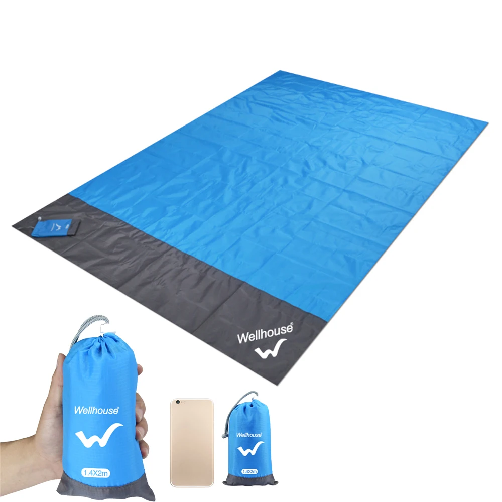 

New Waterproof Beach Blanket Outdoor Beach Sand Free Mat Portable Picnic Mat Camping Ground Mat Mattress Foldable Blanket