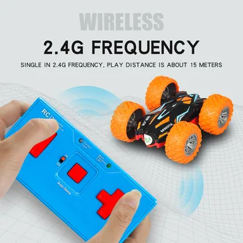 

2.4G 4CH Stunt Drift Deformation Buggy RC Car Rock Crawler Roll Racer Double Face 360 Degree Flip Kids Robot Toy Remote Control
