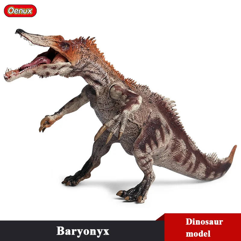 Oenux дикарь Плотоядный барионикс моделирование Динозавры юрского периода животные модель фигурки коллекция игрушка для детей подарок