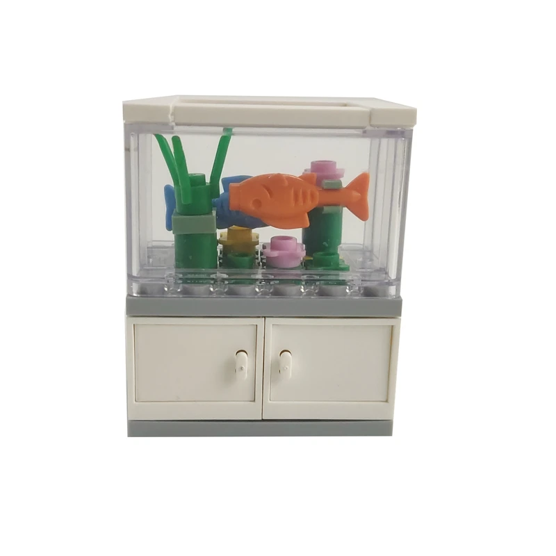 Construction Blocks Building Blocks Assemble City MOC Toys For Children Accessories Educational Bathtub Toilet Washing Machine Cities Compatible Building Blocks Toy