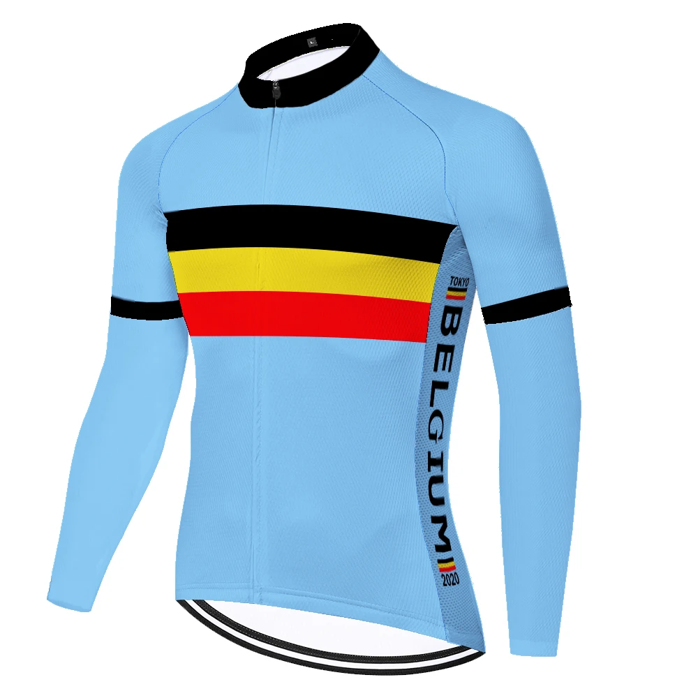 Colombia Summer Spring Jersey Ciclismo Hombre Manga Larga Cycling Jersey Maillot Ciclismo Fietskleding Heren