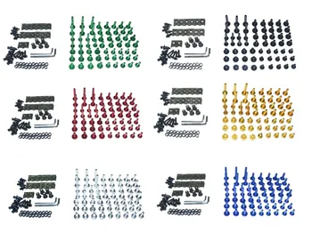 

CNC Complete Fairing Bolts Bodywork Screws Nuts Kit For Fit Honda CBR CB CBF RC VFR Yamaha YZF R6 R1 R3 R25 FZ09