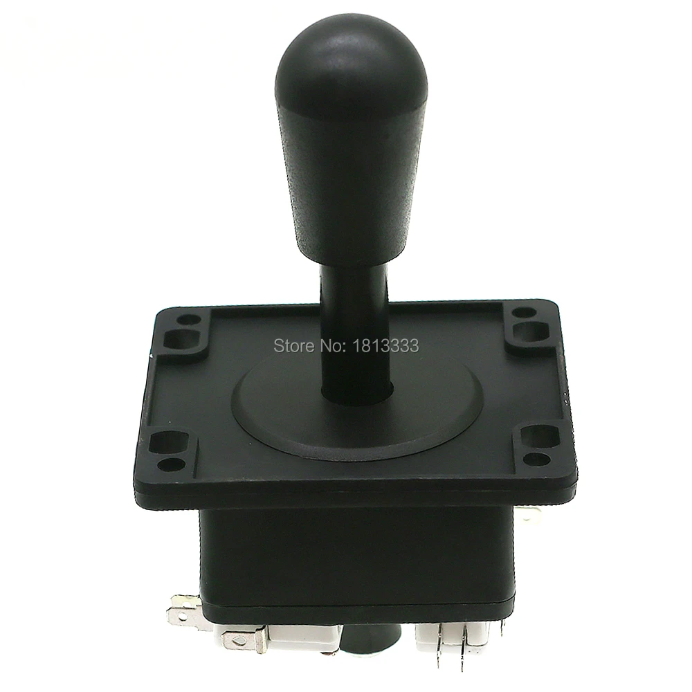 EG STARTS American Style Arcade Joystick - 8-Way Competition Joystick Schwarz | Mit 4 Mikroschaltern