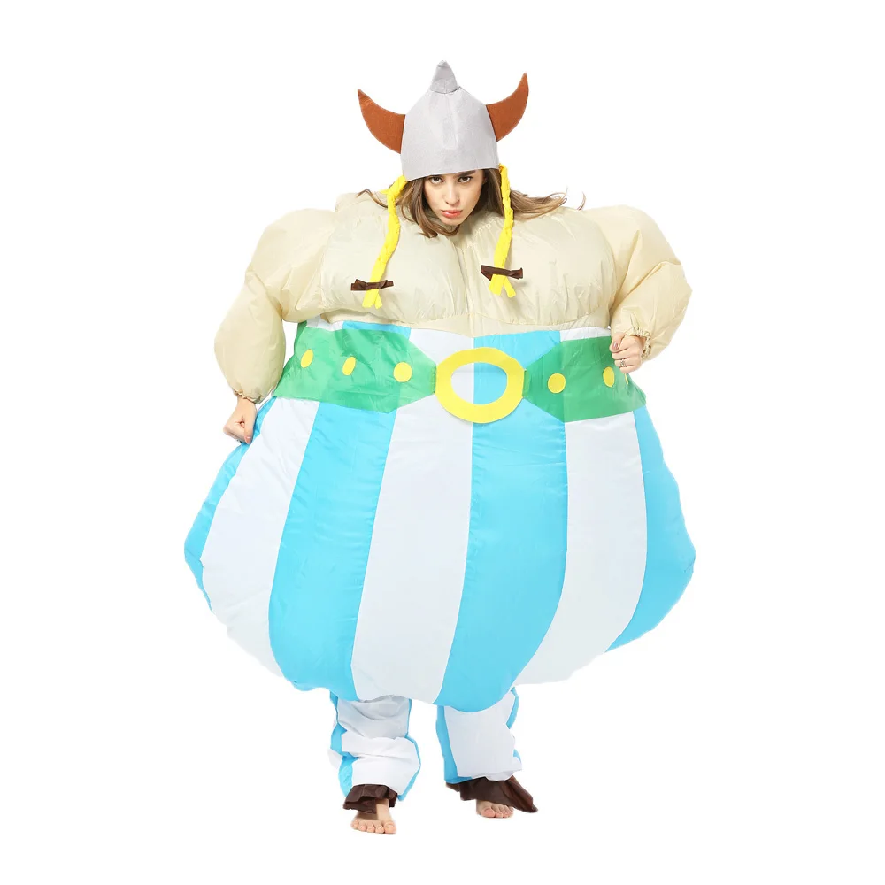 JYZCOS надувной предмет искусства Asterix Obelix мультяшный персонаж игры модное платье