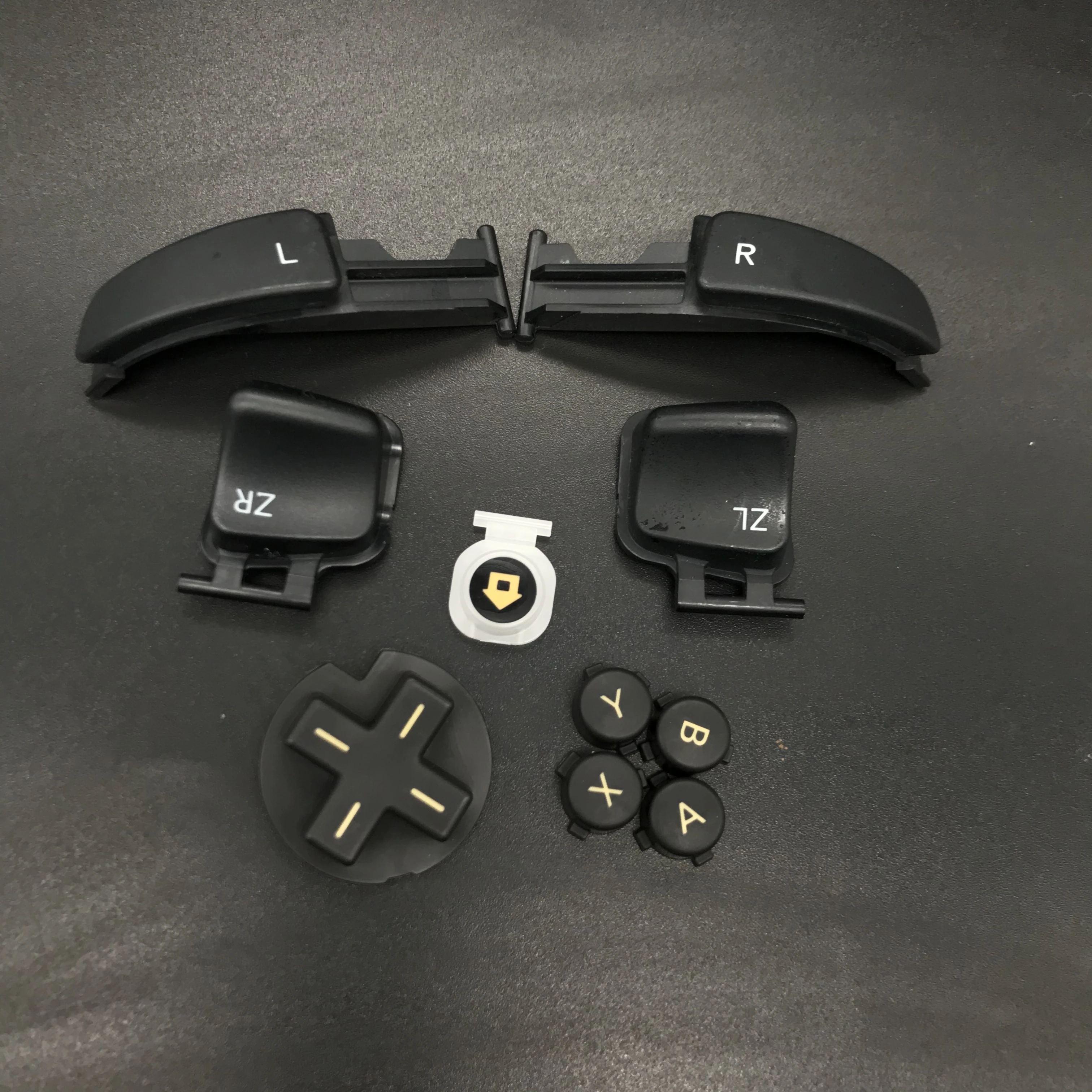 10 Pieces Lot Original Part For Nintendo Wii U Gamepad Controller For Zelda Trigger Buttons Left Right Zr Zl Black Part Aliexpress
